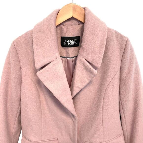 Badgley Mischka Wool Blend Coat - Picture 2 of 7